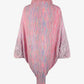 Open Front Fringe Hem Poncho