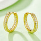 Moissanite 925 Sterling Silver Huggie Earrings Carat 0.32