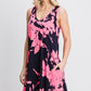 Heimish Full Size Floral V-Neck Tank Dress with Pockets