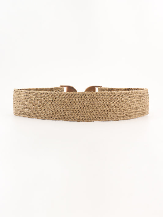 Women's Alloy Buckle Elastic Belt