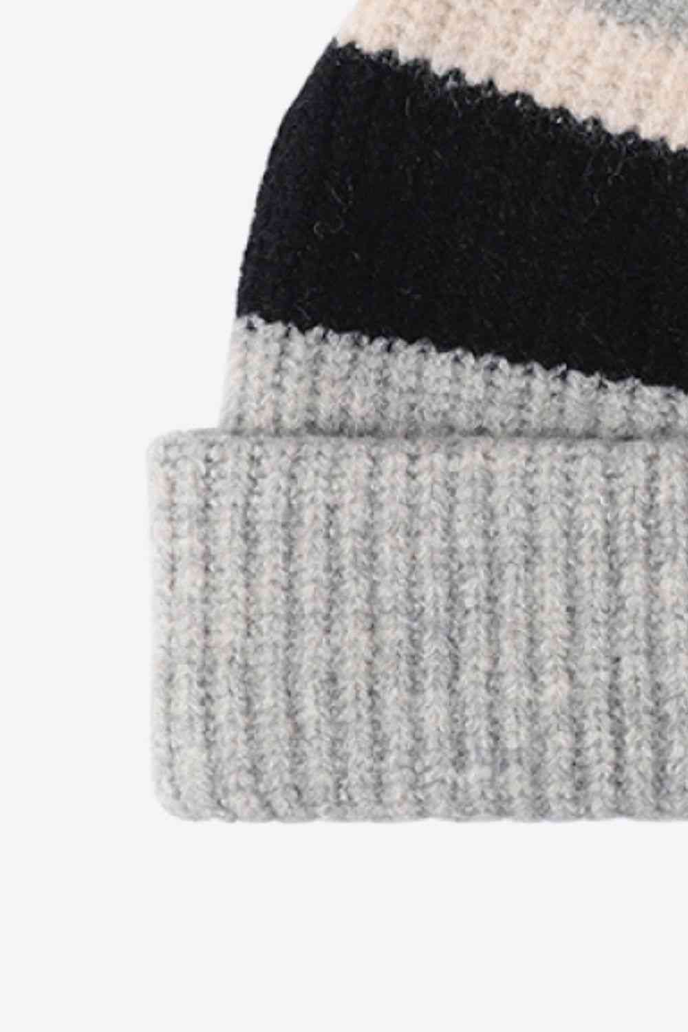 EZBeanie Tricolor Cuffed Hat Knit Beanie