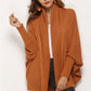 Open Front Batwing Sleeve Cardigan