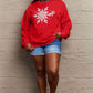 Simply Love Full Size Christmas Snowflake Graphic Sweatshirt