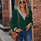 Full Size V-Neck Long Sleeve Blouse