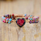 Handmade Heart Shape Natural Stone Bracelet