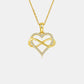 Moissanite 925 Sterling Silver Heart Shape Necklace