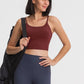SUNSETNIGHTS Feel Like Skin Scoop Neck Sports Cami