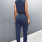 HANNAH BELL Sleeveless Top and Joggers Set