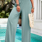 Savannah Lynn Smocked Wide Leg Pants with Pockets