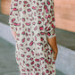 Printed Open Front Half Sleeve Cardigan