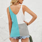 SoBeautiful Color Block Knit Tank