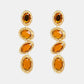 Geometrical Shape Resin Dangle Earrings