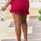 GeeGee Remember Me Plus Size Ruffled Hem Skort