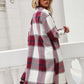 Outer Adventure Plaid Longline Shirt Jacket