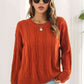 Round Neck Long Sleeve Sweater