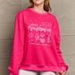 Simply Love Christmas Themed Full Size GINGERBREAD Long Sleeve Sweatshirt
