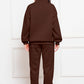 Comfy n' Cozy Half Zip Long Sleeve Sweatshirt and Pants Set