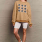 Simply Love Full Size Football Graphic Round Neck Sweatshirt