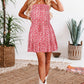 Women's Ditsy Floral Strapless Mini Dress