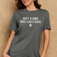 Malibu Dreams Simply Love Full Size Dog Paw Graphic Cotton T-Shirt