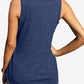 CHICbabe Full Size Curved Hem Square Neck Tank