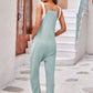 Spaghetti Strap Jumpsuit with Pockets