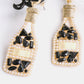 Wine Shape Zinc Alloy Acrylic Dangle Earrings