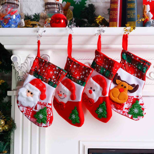 Christmas Stocking Hanging Widgets in Assorted Styles