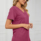 V-Neck Short Sleeve T-Shirt