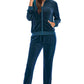 Full Size Zip-Up Hooded Jacket and Pants Set