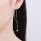 Moissanite 925 Sterling Silver Threader Earrings