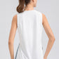 Slit Round Neck Tank