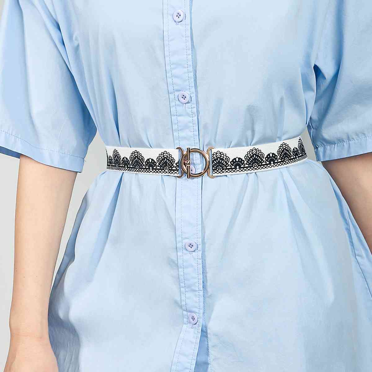 ChicBelts Toggle Clasp Elastic Belt