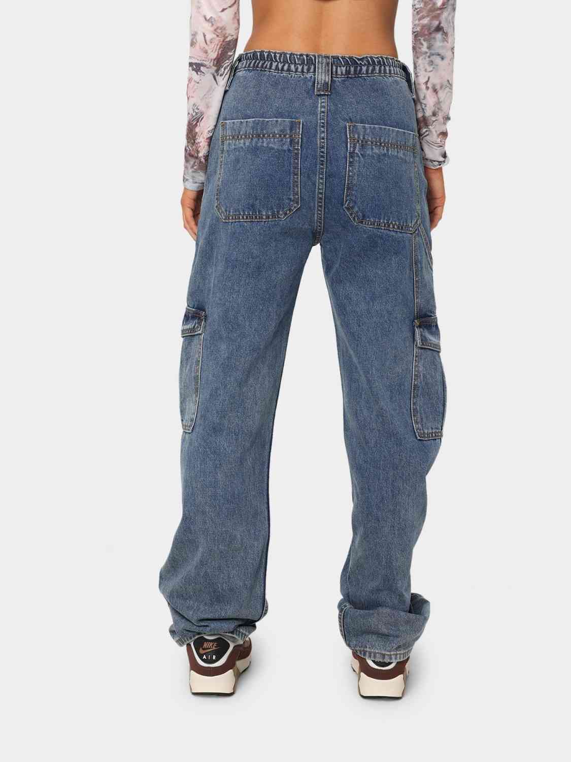 Cool Threads Straight Jeans with Pockets