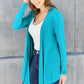 Basic Bae Full Size Open Front Long Sleeve Cover Up Cardigan