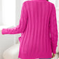SavannahTree Button Down Cable-Knit Cardigan
