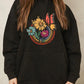 Simply Love Full Size Butterfly and Flower Graphic Hoodie