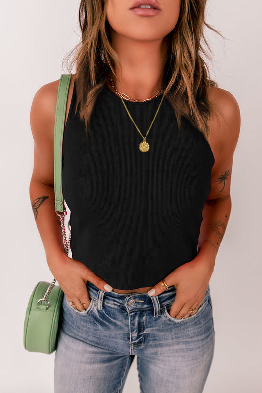 Full Size Round Neck Tank Top