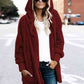 Teddy Hooded Jacket with Pockets