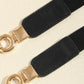Black, Caramel, or White One Size PU Leather Belt