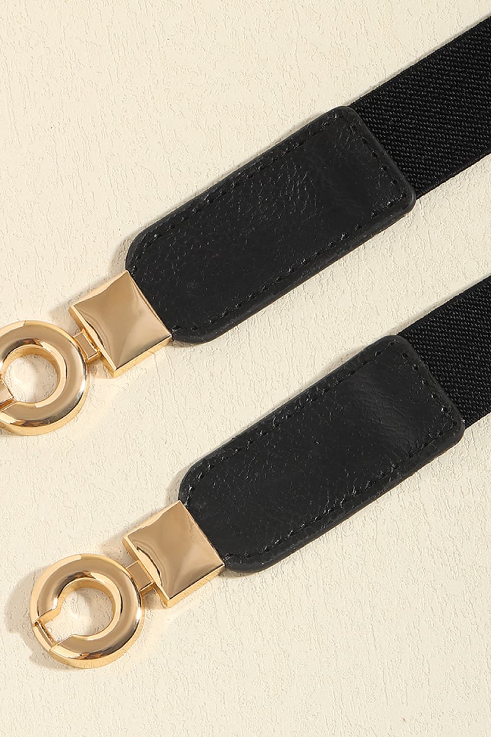 Black, Caramel, or White One Size PU Leather Belt