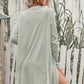 Button Down Long Sleeve Longline Cardigan