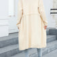 Open Front Pocketed Cardigan
