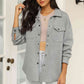 Snap Down Collared Jacket