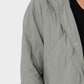 Snap Down Hooded Slit Winter Coat