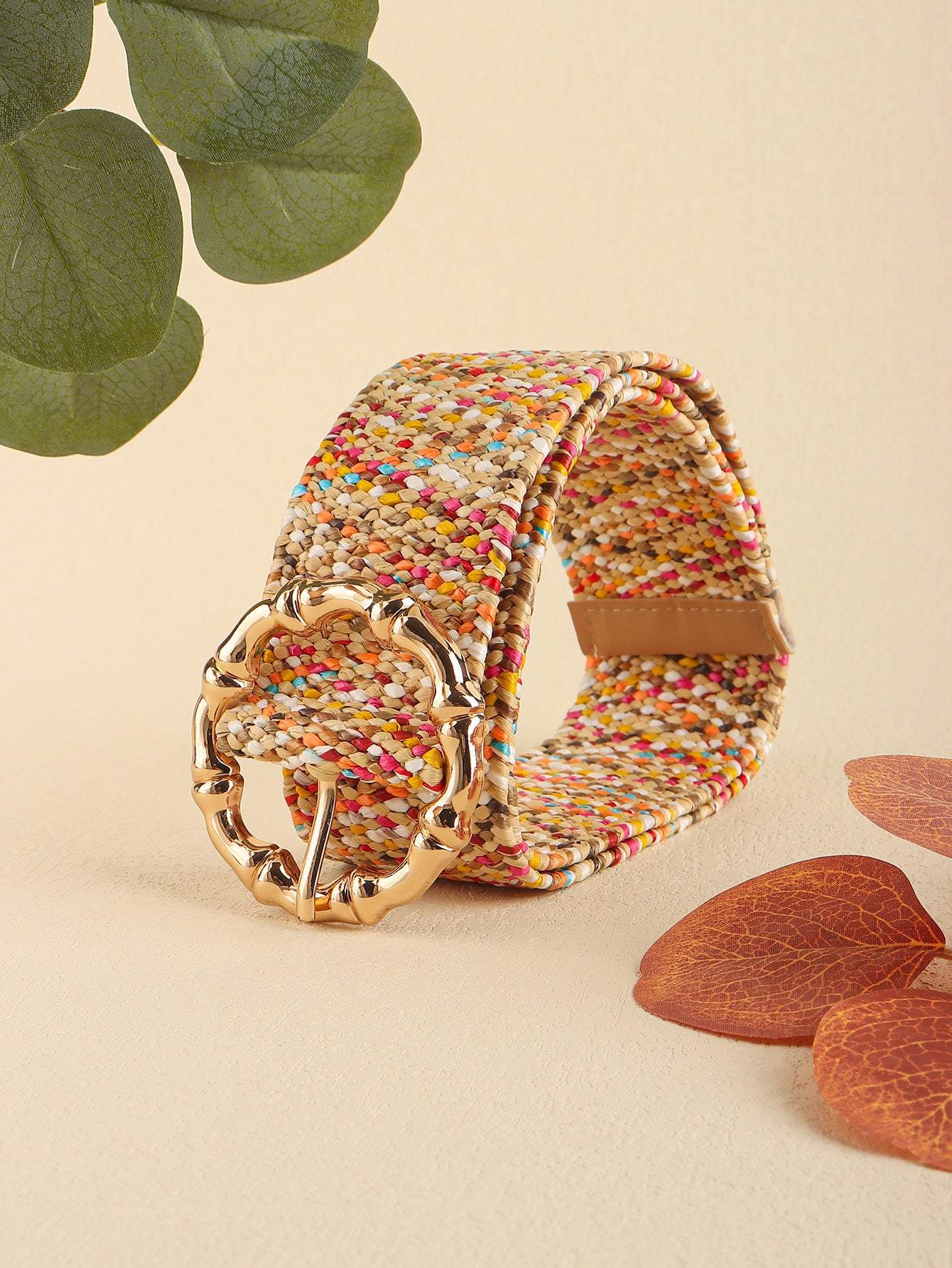 Jessica Anne Beauty Multicolored Wide Belt