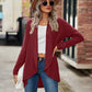 Open Front Long Sleeve Cardigan