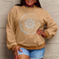 Simply Love SEASONAL THEMED Full Size SNOW DAY SUPPORTER Round Neck Sweatshirt
