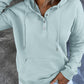 Full Size Dropped Shoulder Long Sleeve Hoodie with Pocket