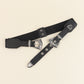 Jessica Anne Beauty Double Buckle PU Leather Belt